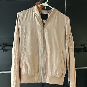 Light pink bomber jacket